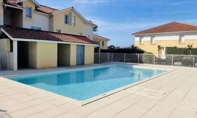 Biscarrosse Plage Apartment | Inviting Duplex T3 with Pool and Ocean Views Awaits You