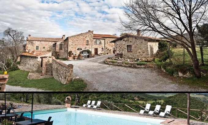 Castiglione d'Orcia House | Discover Agriturismo Grossola: Family-Friendly Oceanfront Escape