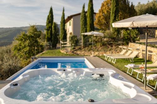 Polvano House | Idyllic Agriturismo Santo Stefano with Pool & Ocean Views