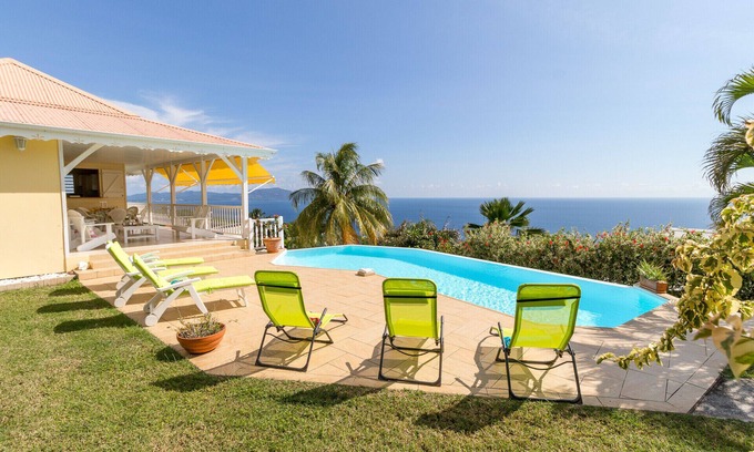 Case-Pilote Villa | Idyllic Villa with Pool and Caribbean Sea Views