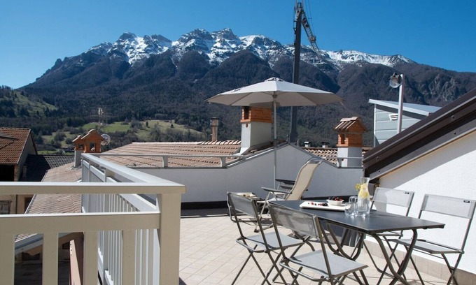 Vigolo Vattaro Apartment | Family-Friendly Stay at Ai Broli 2 with Inviting Terrace