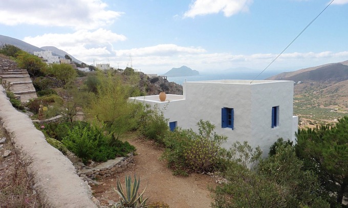 Aegiali House | Premier Aigiali Villa with Oceanfront Views & Pool Access