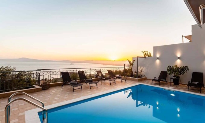 Diasella Villa | Discover Aigli Villa: Panoramic Seaview with Pool & More