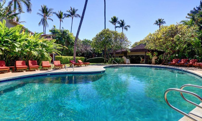 Historic Lahaina Front Street Apartment | Explore Aina Nalu B105: 4-Star Studio with Hot Tub