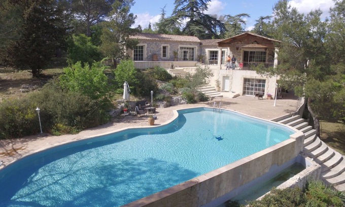 Fabregues Villa | Idyllic Riverfront Retreat with Pool and Spa Amenities