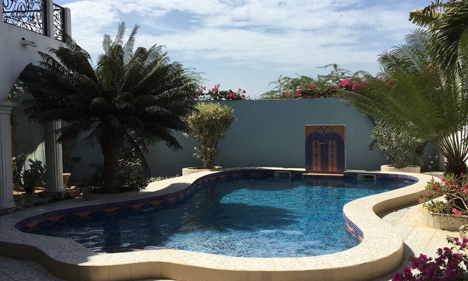 Mbour House | Sea View Double Suite with Pool and Garden Oasis