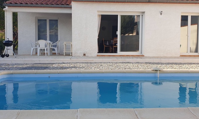 Saint-Andre Villa | Inviting Villa with Pool & Mountain Views Near Argelès-s/Mer