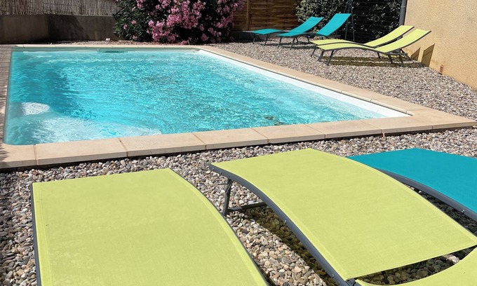 Malaucene Villa | Relaxing Villa with Private Pool near Mont Ventoux Climb