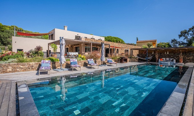 Giens Villa | Relaxing Escape at Vrbo Property with Private Pool & Spa