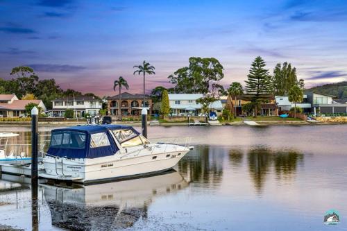 St Huberts Island House | Waterfront Retreat: Aircabin Woy Woy with Pool & Family Comfort
