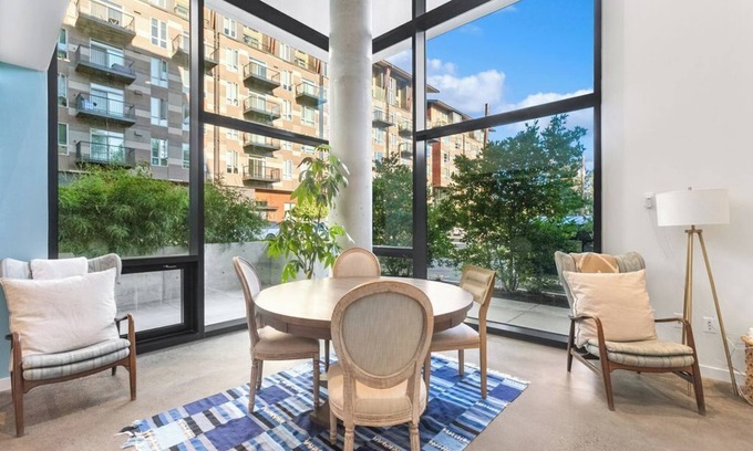 Downtown Apartment | Spacious Corner Loft with Pet-Friendly Amenities & Spa