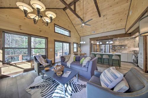 Ellijay House | Inviting Ellijay Home with Lovely Creekside Deck!