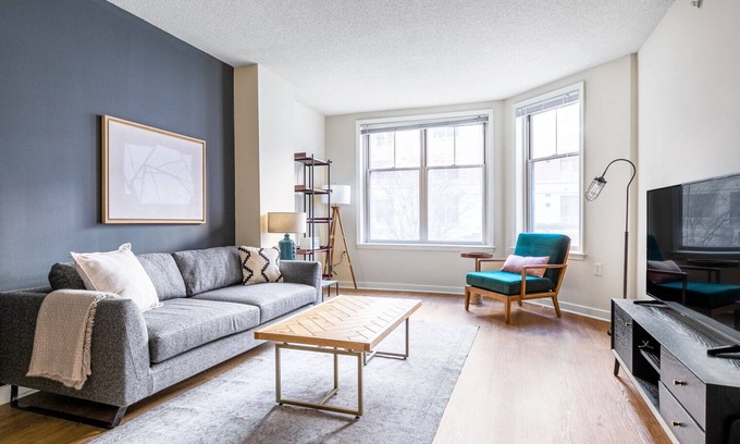 West End Apartment | Modern Foggy Bottom 1BR with Pool & Gym near World Bank