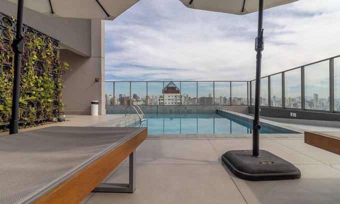 Vila Buarque Apartment | Inviting Akile THINK Home República with Pool & Family Amenities