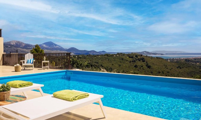 Kouvalata Villa | Akrolithos Villas: Family-Friendly Retreat with Pool Access