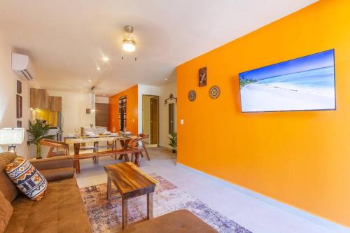 Akumal Apartment | Akumal Heaven: Rooftop Pools & Beach Access with Sea Views