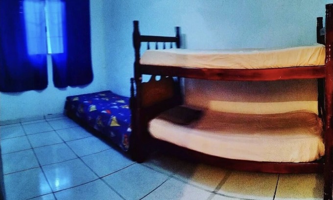 Balneario Santa Eugenia House | Family-Friendly Getaway at Casa Azul Mongaguá, SP
