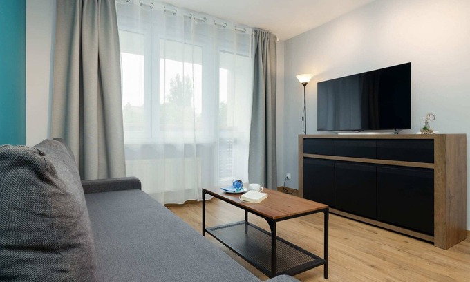 West Pomeranian Voivodeship Apartment | Modern Apartment Al. Jana Pawła II with Balcony in Kolobrzeg