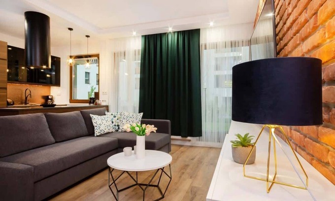 Wilanow Apartment | Modern Apartment Rzeczypospolitej Avenue with Terrace & Parking