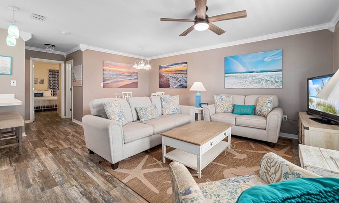 Gulf Shores Condo | Alabama Sands 9: Family-Friendly Retreat with Pool & Beach Access