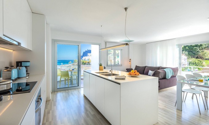 Cala San Vicente Apartment | Seaside Retreat: Alba Mar Gran Apartment with Ocean Views