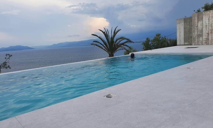 Nea Anchialos Apartment | Relax at Alba Ocean View Comfort Double with Pool & Breakfast