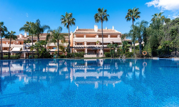 Marbella Apartment | Relaxing Albatross Hills Apartment with Pool in Golf Valley