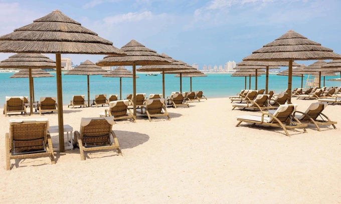 Diplomatic Area Hotel | Elegant Aleph Doha Residences with Spa and Pool Access