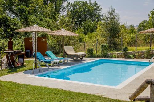 Tragilos Villa | Guest Rated: Alexander Aqua Oasis - Poolside Garden Retreat