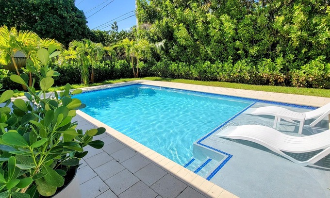 Pompano Beach House | Newly Opened Oasis with Salt Water Pool Near the Beach