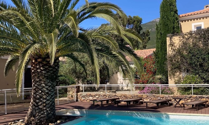 Patrimonio House | Comfort Villa with Garden & Heated Pool in Corsica