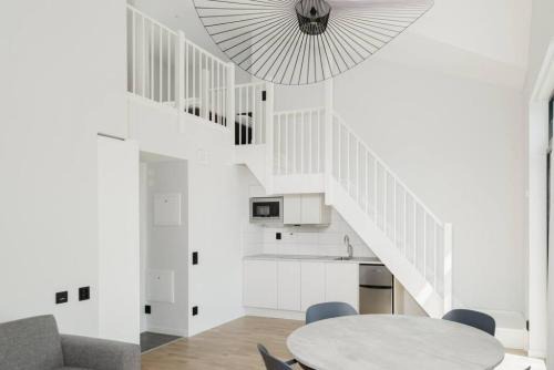 Lidingo Apartment | Charming Loft with Balcony & Free Parking for Families