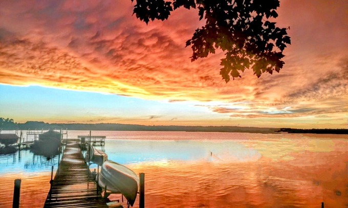 Balsam Lake Cabin | New Luxury Cabin on Balsam Lake with Pool & Arcades!