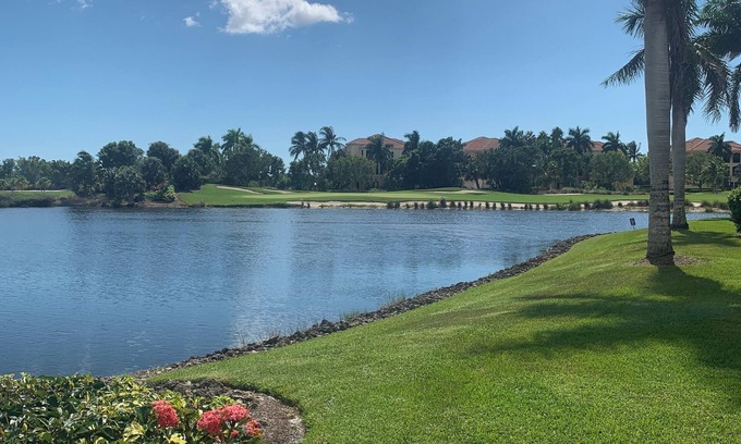 Hammock Bay Condo | ALL NEW/NO STEP LIVING W/PANORAMIC HAMMOCK BAY GOLF COURSE VIEW at MARCO SHORES