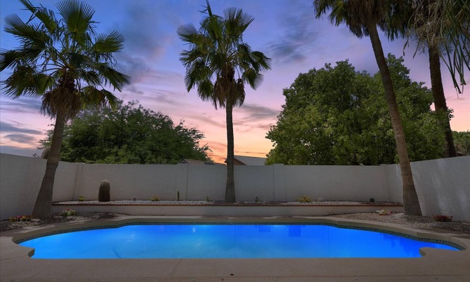 Chandler House | Experience the Tropical Smart Home with Pool & 82" TV