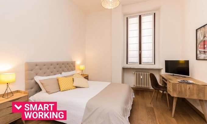 Historic Centre Apartment | Explore All'Ombra del Grattacielo - Family & Pet Friendly Stay