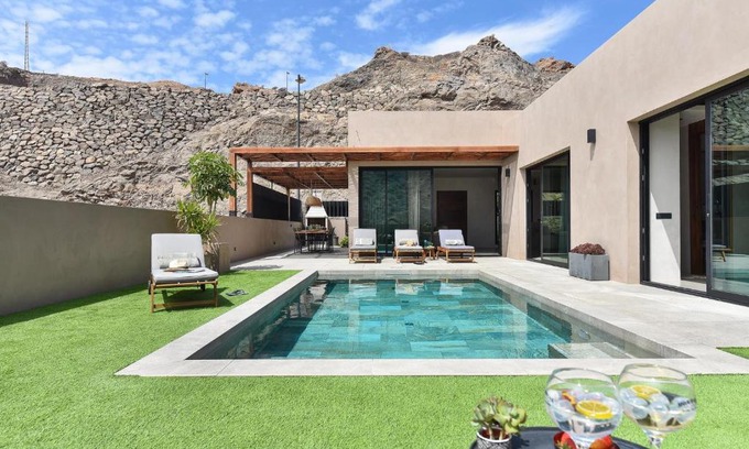 Mogan Villa | Oceanfront Escape at Almadies Tauro by VillaGranCanaria