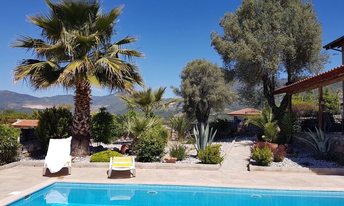 Fethiye Villa | Almond Villa: Peaceful Escape with Private Pool & Views