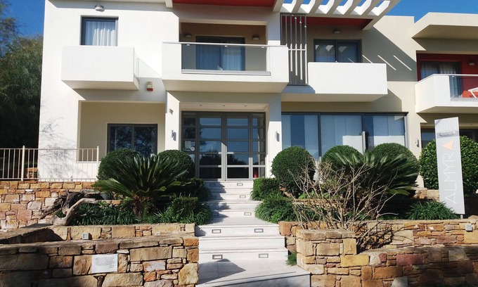 Karfas Apartment | Relaxing Oceanfront Retreat at Almyra with Breakfast Included