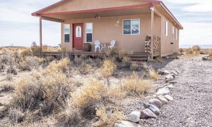 Crestone House | Unforgettable Stay at Alpine Desert Oasis with Kitchen Access