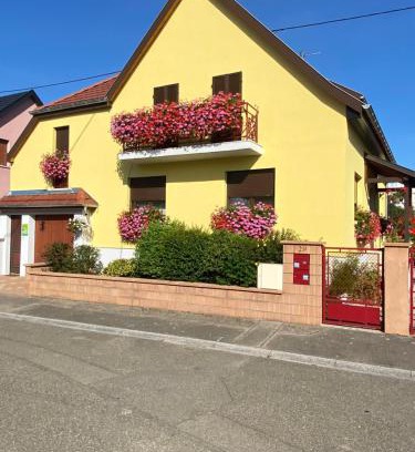 Oberhergheim Apartment | Cozy Alsace Retreat Near Colmar with Garden & Parking