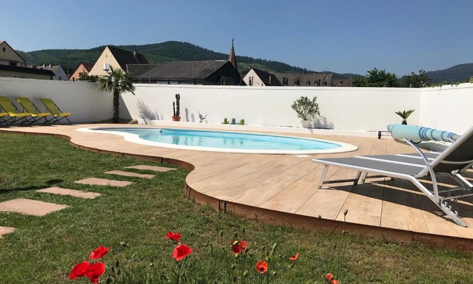 Ammerschwihr House | Alsacebnb - Gîte 12 personnes dans le vignoble - Piscine privée & Spa