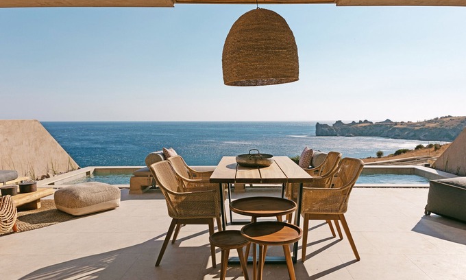 Vizari Villa | Altera Cave-Tyche Beach Villa: Private Pool & Ocean Views