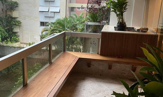 Leblon Apartment | Alto Leblon: Tranquil Retreat with Scenic Views & Spa
