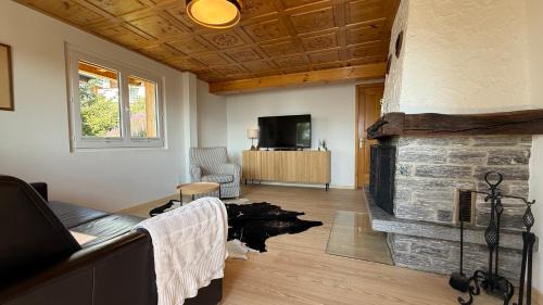 Bettmeralp Apartment | Relax at am Bärgbach 1.OG - Pet and Child-Friendly Stay