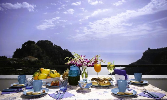 Pontone House | Elegant Amalfi Sea View with Breathtaking Oceanfront Access
