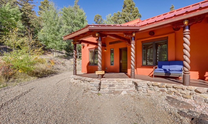 Amalia Cabin | Cozy Amalia Mountain Getaway: Pet-Friendly Retreat & Spa