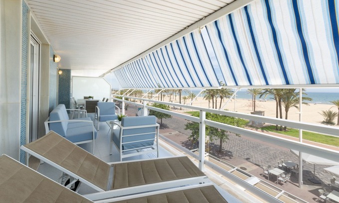 Grau i Platja Apartment | Beachfront AG Turquesa 2A: Guest Rated 9.8 with Wifi & Pool