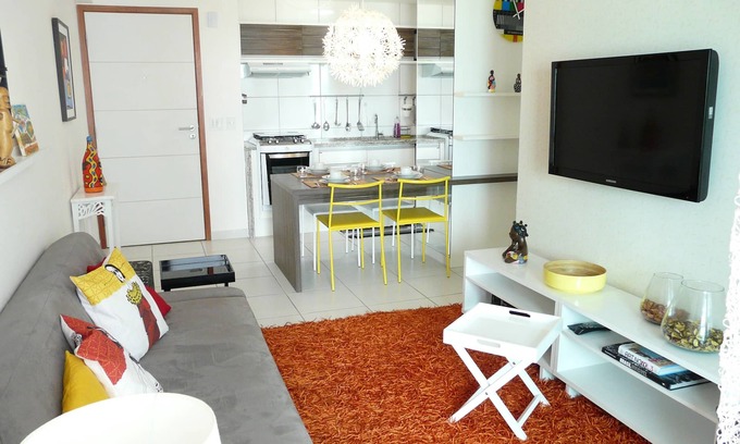 Boa Viagem Apartment | Seafront Escape in Boa Viagem: Rooftop Pool & Ocean Views