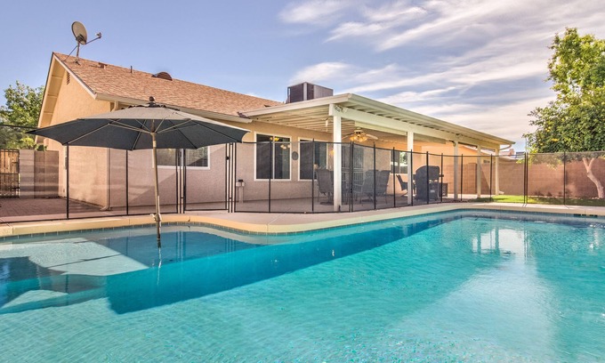 Camelot Estates House | Exceptional NE Mesa Home with Pool and Photography Bliss